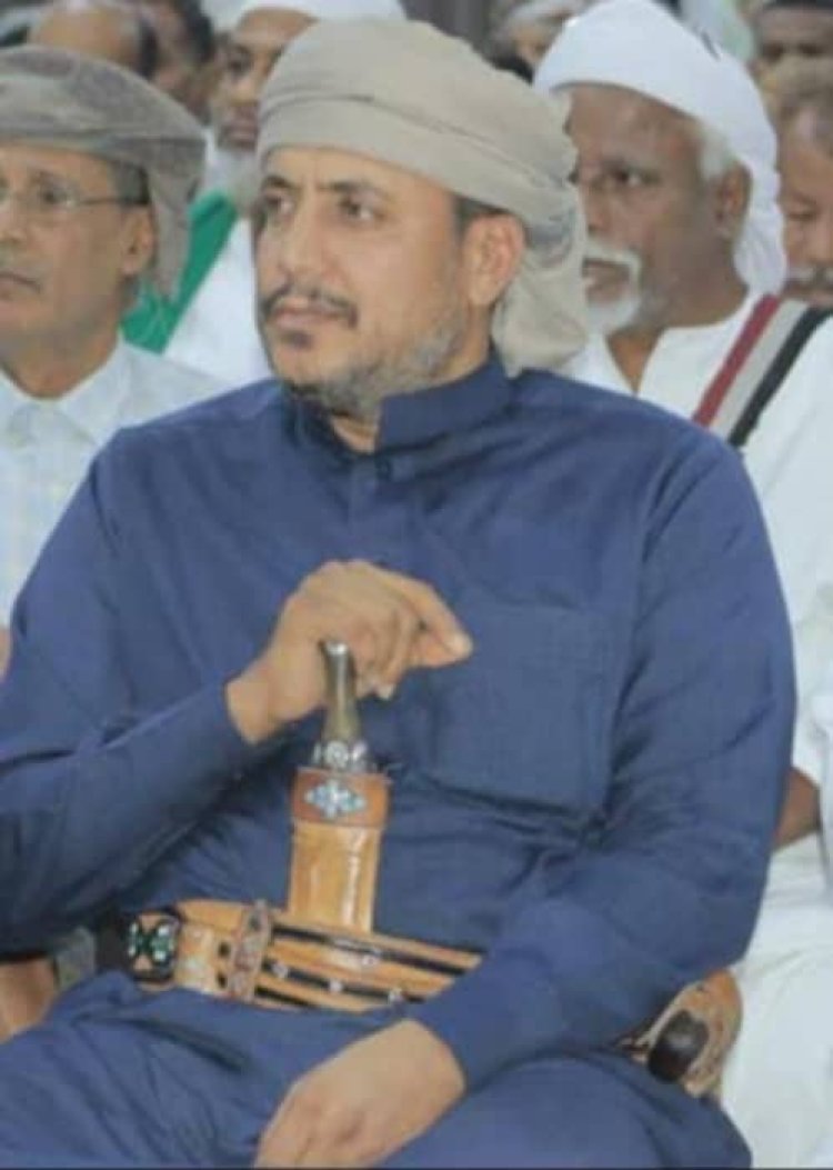 الشيخ امين عبدالكريم بن علي الحاج الحوثري من حضرموت يوجه كلمة لأهله في الجنوب