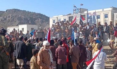 مديرية الضالع تنتفض في أول أيام الاعتصام المفتوح بالضالع