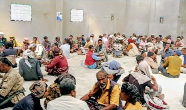 أبناء المنطقة الوسطى بأبين يواصلون الاعتصام المفتوح للمطالبة بإعلان دولة الجنوب العربي