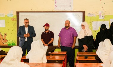 مبجر وبن جرادي يدشّنان اختبارات الفصل الأول في مدارس صيرة ويتفقدان مشروع مدرسة الطويلة