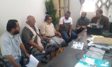 علعلة والصاد ومزاحم يلتقون بمدير بعثة منظمة مهاد على أمل خدمة جديدة لمستشفى لودر