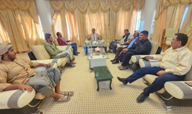 باعوم يناقش مع شركة الغاز حلول أزمة الإمدادات وضبط الأسعار بوادي حضرموت