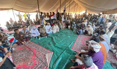 استمرار الاعتصام الشعبي المفتوح لأبناء محافظة المهرة للمطالبة بإعلان الاستقلال الثاني