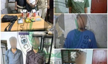 قوات حزام عدن تضبط عصابة متورطة في ترويج مادة البريجبالين المخدرة