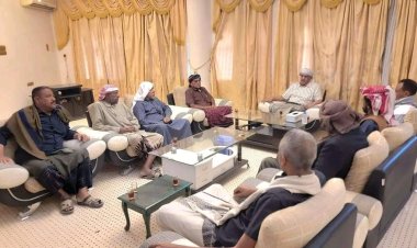 رئيس الجمعية الوطنية يستقبل عددا من مشايخ وأعيان قبيلة آل بن سحاق