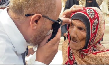 أكثر من 200 حالة في يوم واحد.. انطلاق المخيم الطبي المجاني لطب وجراحة العيون في خنفر بأبين