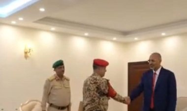 ثنائي الحسم، الرئيس الزبيدي والعميد فضل صالح العقلة  في مشهد قوة وسيادة