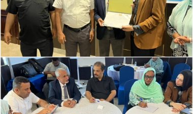 الوكيلان الشبحي والوليدي يلتقيان ممثل منظمة الصحة العالمية ويحضران اختتام ورشة تدريب المدربين حول مراكز عمليات الطوارئ الصحية و الإسعاف في بلادنا