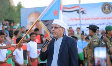 الكثيري من ساحة الاعتصام بسيئون يؤكد قرب إعلان دولة الجنوب العربي ويبارك موقف السلطة المحلية بحضرموت