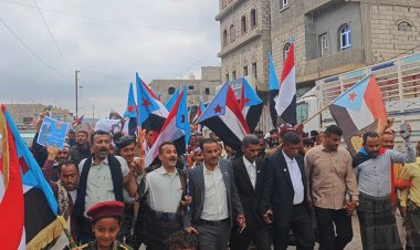 مسيرة جماهيرية ومهرجان حاشد في المسيمير احتفاء بانتصارات القوات الجنوبية والمطالبة بإعلان دولة الجنوب