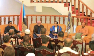 رئيس الجمعية الوطنية يستقبل مشايخ ووجهاء مديرية ساه