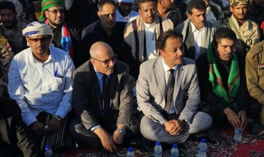 وصول قيادات المجلس الانتقالي الى موقع مليونية سئيون ..صور