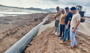 باخبيرة يشدد على الالتزام بالمواصفات الفنية في مشروع إعادة تأهيل أجزاء من الخط البحري