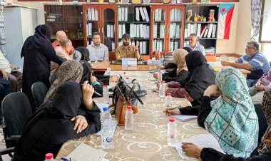 اجتماع يناقش خطة الاستعداد للفصل الدراسي الثاني في ثانويات ومدارس مديرية صيرة بعدن