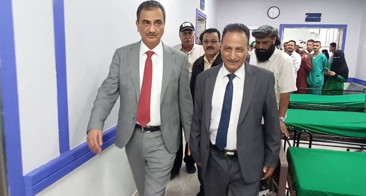 لملس يفتتح قسم الطوارئ وخط الكهرباء الساخن بمستشفى الجراحي التخصصي بالمنصورة