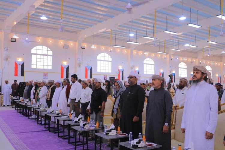 لقاء تشاوري موسع لشيوخ ووجهاء المهرة يبارك انتصارات القوات الجنوبية