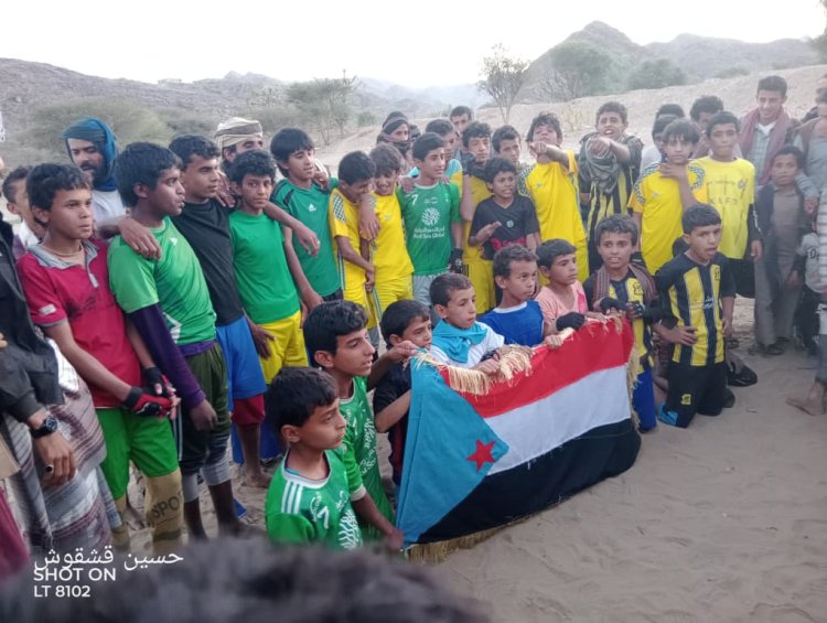 بمناسبة انتصارات حضرموت والمهره، انتقالي جيشان يرعى مباراة وديه بين فريقي الاهلي والاتحاد