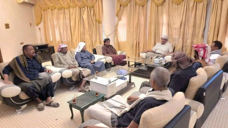 رئيس الجمعية الوطنية يستقبل عددا من مشايخ وأعيان قبيلة آل بن سحاق