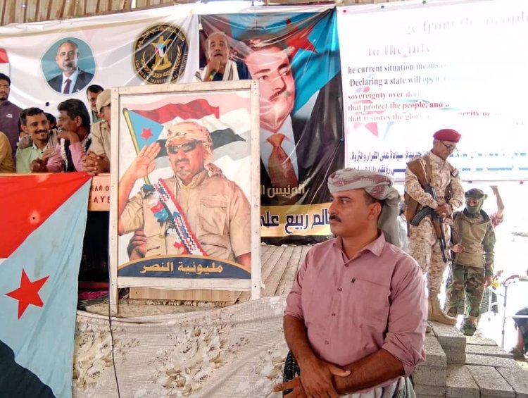 رئيس لجنة اعتصام زنجبار يشيد بالحضور الجماهيري لأبناء أبين ويثمن جهود سمير الحييد