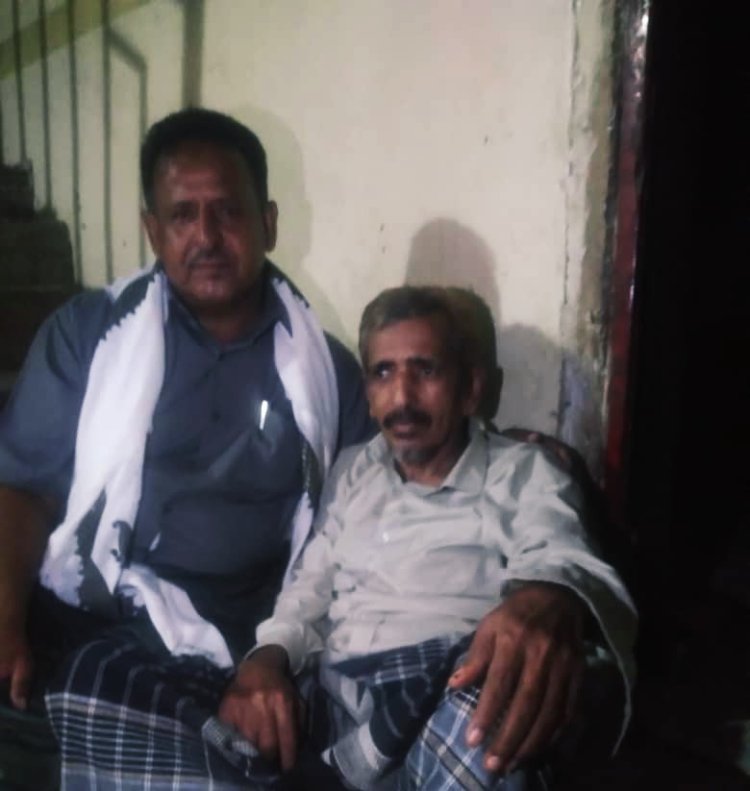 انتقالي أبين يطمئن على صحة المناضل الخضر السعدي