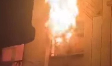 حريق مروّع بمحافظة لحج يلتهم منزل عريس أثناء تواجده في قاعة العرس