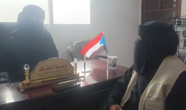 رئيسة جمعية ذوي الاحتياجات الخاصة بالمسيمير تلتقي مديرة إدارة المرأة والطفل بانتقالي لحج