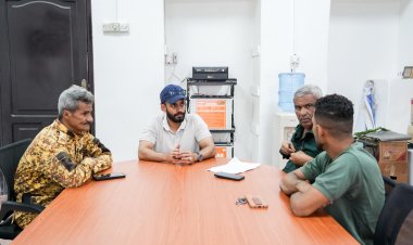 عدن.. مدير عام صيرة يناقش مع اللجنة الأمنية الترتيبات الأمنية في المديرية