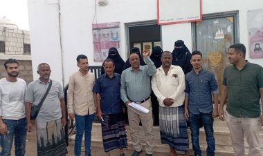 تدشين مشروع بناء المركز الصحي بقرية البيطرة بمديرية تبن بدعم من منظمة كير