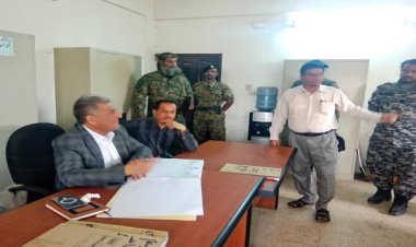 رئيس محكمة استئناف عدن يتفقد سير العمل القضائي بمحكمة الشيخ عثمان الابتدائية