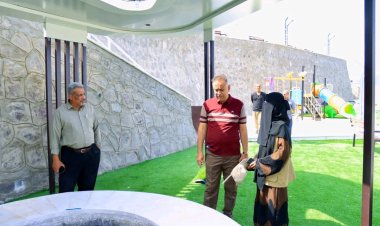 الجاوي يتفقد سير العمل في مشروع متنزه شلالات العقبة المعلا