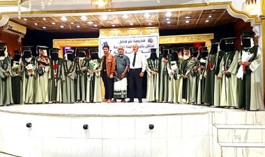 عرس تربوي لخريجات الدفعة الخامسة من طالبات الثانوية العامة بمدرسة بئر فضل بلحج.