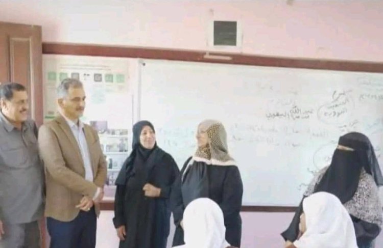 لملس والشعيبي يتفقدان سير العملية التعليمية في عدن مع انطلاق الفصل الدراسي الثاني