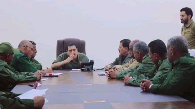 اللواء مطهر الشعيبي يترأس اجتماعًا أمنيًا موسعًا لبحث مستجدات الوضع وتعزيز الأمن والاستقرار في عدن