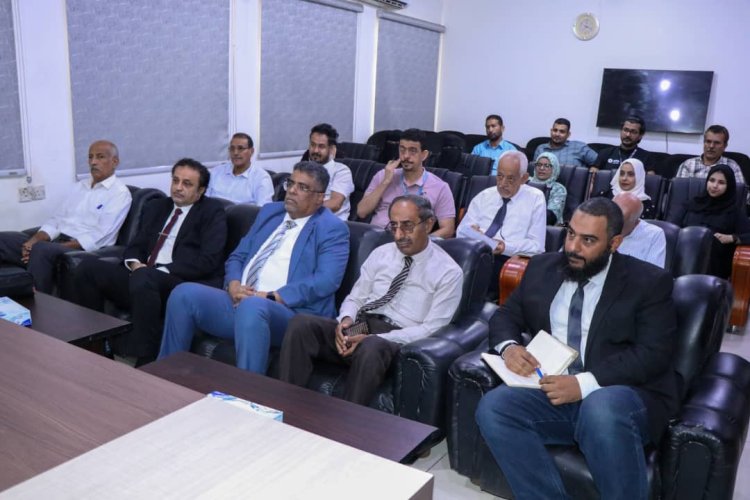 لقاء بعدن يناقش إعداد دراسة متكاملة لإعادة تأهيل محطة معالجة الصرف الصحي بالشعب