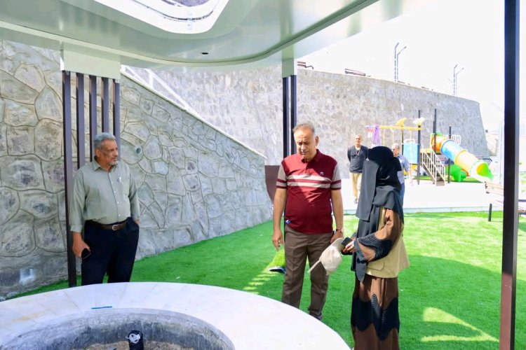 الجاوي يتفقد سير العمل في مشروع متنزه شلالات العقبة المعلا