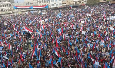 احتشاداً جماهيرياً مهيباً لشعب الجنوب في مليونية الصمود والتصدي بردفان لحج