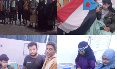 نشطاء في الثورة الجنوبية ينظمون وقفة احتجاجية بيوم الكرامة ويزورون الجرحى بمستشفى عبود