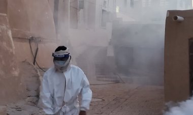 شبام تطلق حملة رش لمكافحة البعوض بعد الأمطار