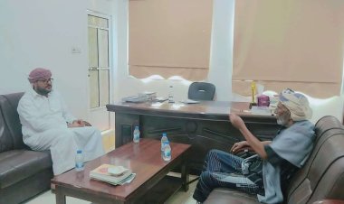 القائم بأعمال رئيس تنفيذية انتقالي حضرموت يلتقي المقدم باسلوم