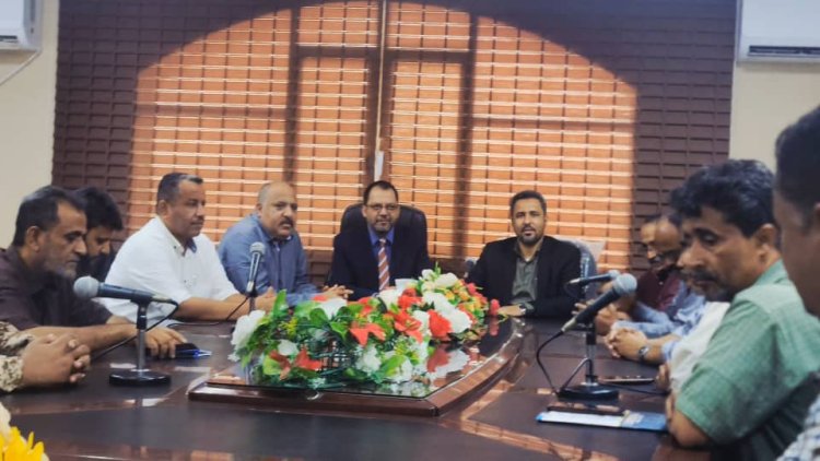 محافظ لحج الحالمي يستقبل وزير الكهرباء م. الكاف ويضعه امام معاناة كهرباء المحافظة