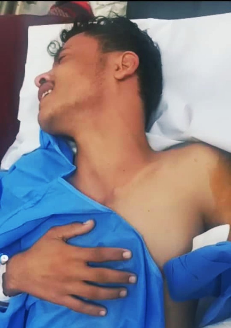 جراحٌ تنطق بالولاء.. من قلب العمليات الجندي مهيب الأغبر يجدد العهد