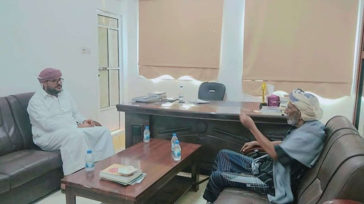 القائم بأعمال رئيس تنفيذية انتقالي حضرموت يلتقي المقدم باسلوم