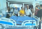 القائم بأعمال الأمين العام وعدد من قيادات المجلس يطمئنون على صحة الجريح نسيم جاحور