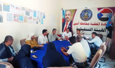 انتقالي أبين يستكمل الترتيبات لإنجاح برنامج التصعيد الشعبي