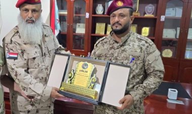قيادة اللواء الثالث دعم وإسناد تكرم العميد منير سالم بدرع "الوفاء"