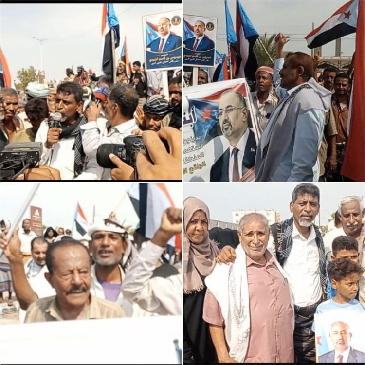أبين تنتفض في وقفة غضب كبرى بزنجبار رفضاً للوصاية وتنديداً بإطلاق سراح الإرهابيين والقتلة