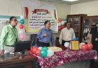 موظفو مستشفى 22 مايو الجراحي يكرّمون مديرهم العام تقديراً لجهوده في تطوير المستشفى