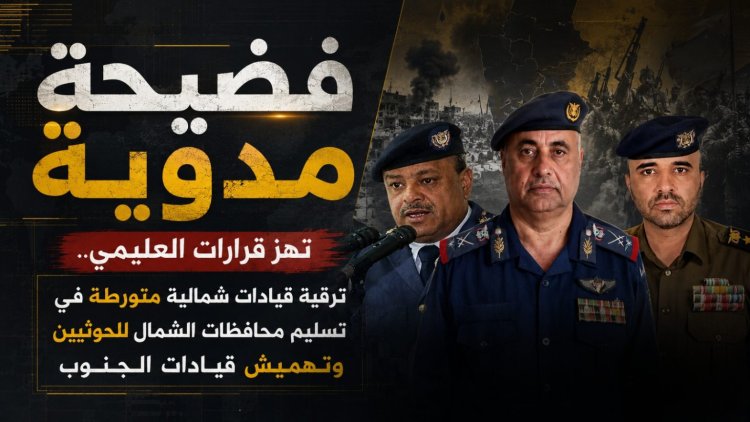 صفقة السوخوي وتعزيرات أمن الدولة: كيف تعيد قرارات العليمي ترتيب نفوذ المؤسسة العسكرية الشمالية؟